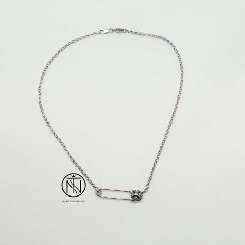 Vòng cổ Chrome Hearts CH safety pin necklace