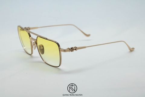 Kính Chrome Hearts Magnum ii gold plate yellow lens