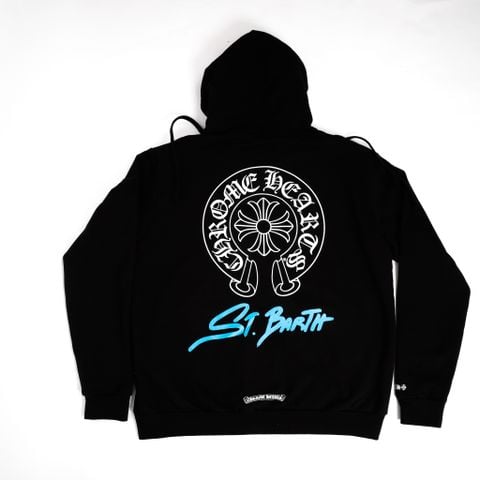 Chrome Hearts St Barth Black Full zip hoodie