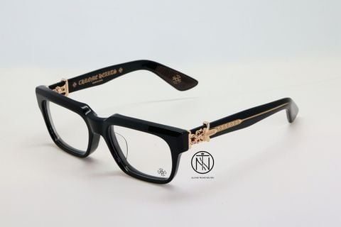 Kính Mắt Chrome Hearts Vagillionaire i black gold plate optical