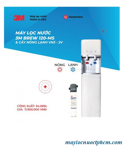 Cây Nước Nóng Lạnh VN3-2V ( Sử dụng 3M BREW 120-MS)