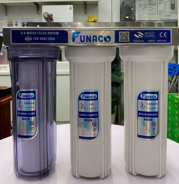 Bộ Ba Ly Nối Nhanh 10inch Funaco