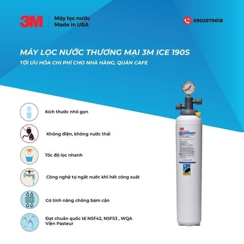 Máy Lọc Nước Công Suất Lớn 3M ICE190-S