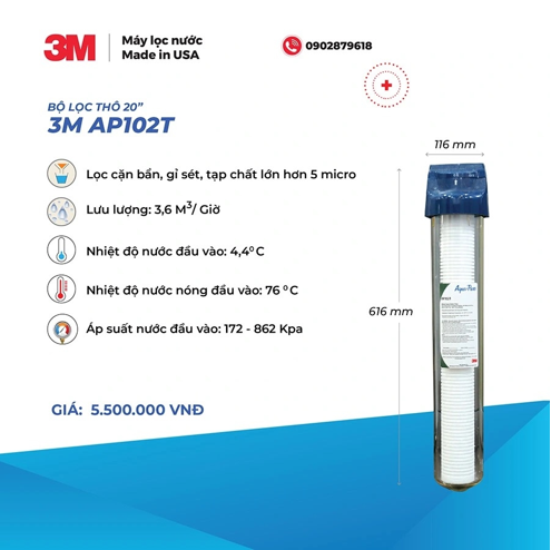 Bộ Lọc Thô 3M AP102T