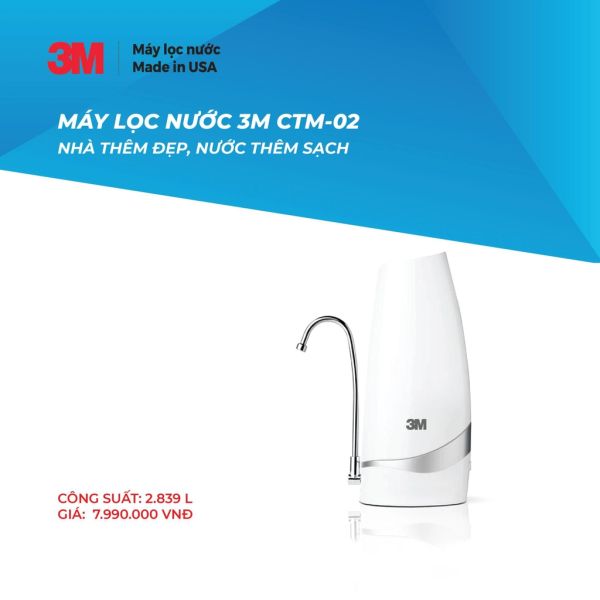 Máy Lọc Nước Uống Để Bàn 3M CTM-02
