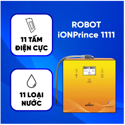 Máy Lọc Nước Ion Kiềm Robot IONPRINCE 1111