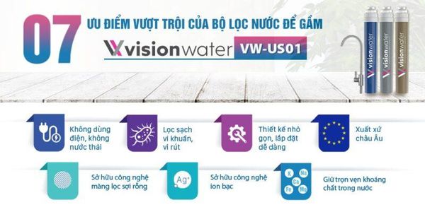 Bộ Lọc Nước Để Gầm Vision Water VW-US01