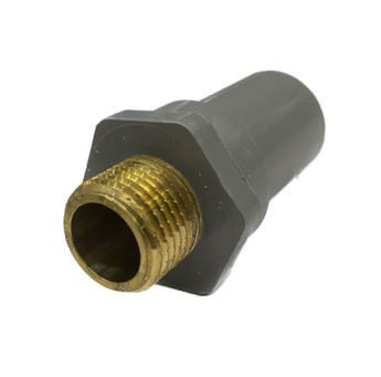 Nối Ren Ngoài Đồng Thau 21 - PVC 21