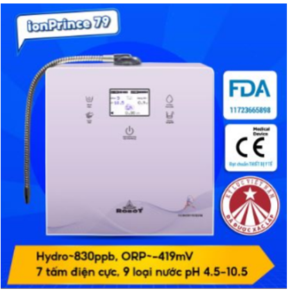 Máy Lọc Nước Ion Kiềm Robot IONPRINCE 79