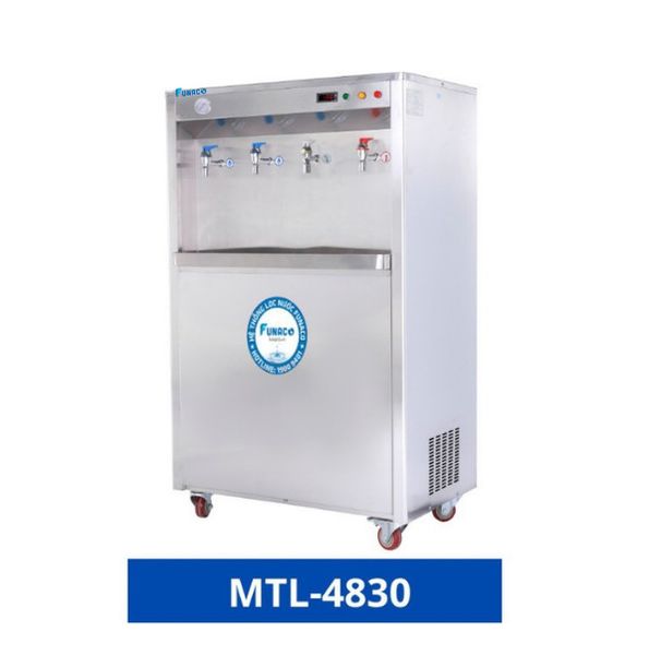 Vỏ Tủ Inox Công Nghiệp 4 Vòi Funaco MTL-4830 (Nóng-Lạnh-2Nguội)
