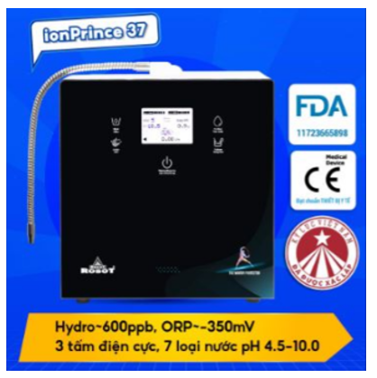 Máy Lọc Nước Ion Kiềm Robot IONPRINCE 37