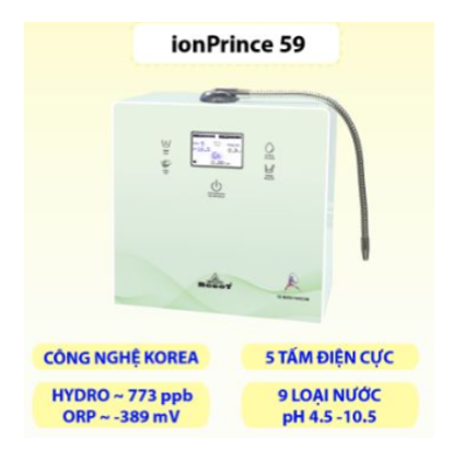 Máy Lọc Nước Ion Kiềm Robot IONPRINCE 59