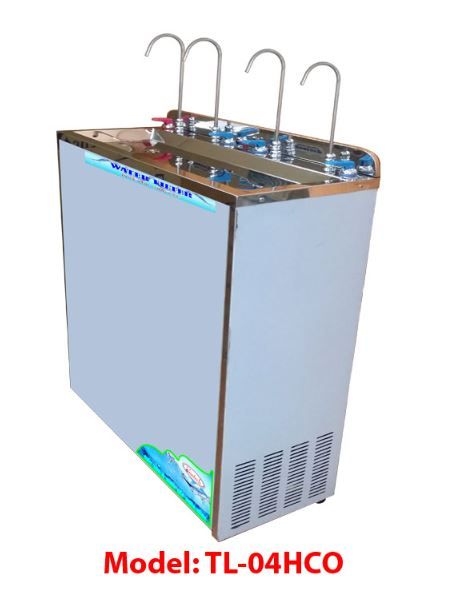 Máy Lọc Nước Suntech Nóng Lạnh 4 Vòi Cong Inox