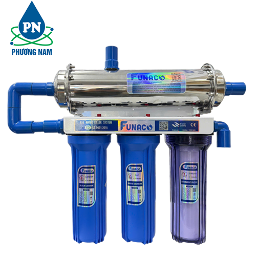 Bộ Lọc Thô 3 cấp 10inch Funaco (Đài Loan) - UF1000L