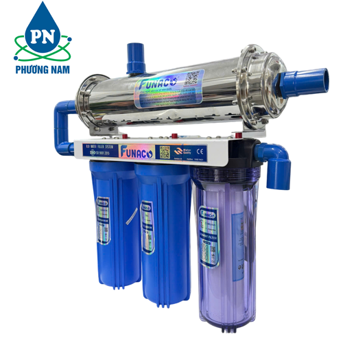 Bộ Lọc Thô 3 cấp 10inch Funaco (Đài Loan) - UF1000L