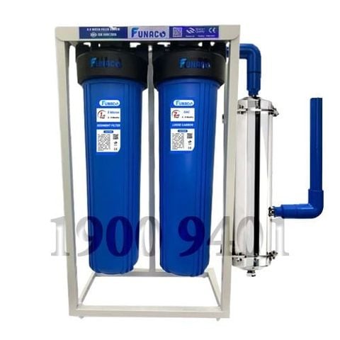 Lọc Nước Đầu Nguồn 2 Cấp Biglue UF-1000L/h Funaco