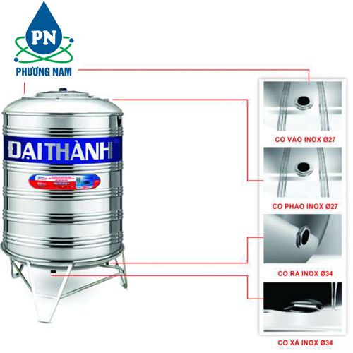 Bồn Nước Inox 500 lít Đại Thành Đứng