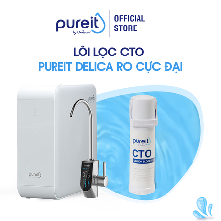 Lõi Lọc CTO Máy lọc Âm Tủ Bếp Delica UR5840
