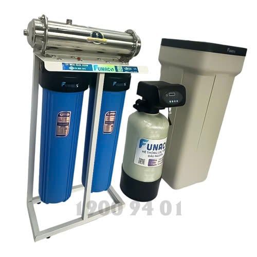 Lọc Tổng Làm Mềm Nước 2 Cấp Funaco 6FNC-3000UF