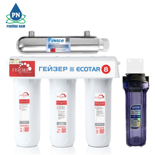 Máy Lọc Nước Geyser Ecotar 8 - Auto UV - ion canxi
