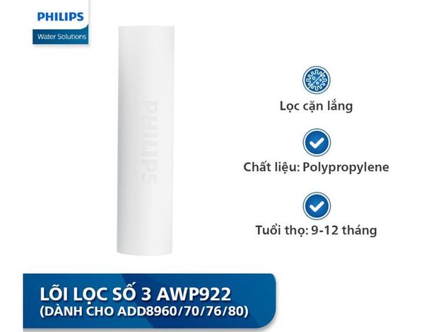 Lõi Lọc PP1 Philips AWP920 - ADD8960 / ADD8970 / ADD8976+UV / ADD8980