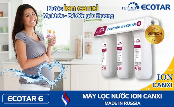 Máy Lọc Nước Geyser Ecotar 6 - ion canxi