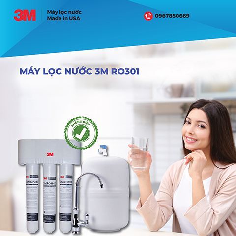 Máy Lọc Nước 3M RO301 - Không Dùng Điện
