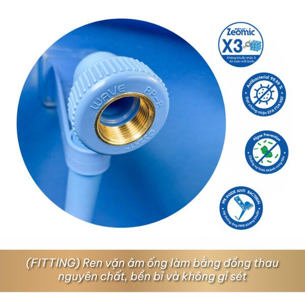 Bồn Nước Kháng Khuẩn THE PALM 1000L - Xanh Lục Bảo