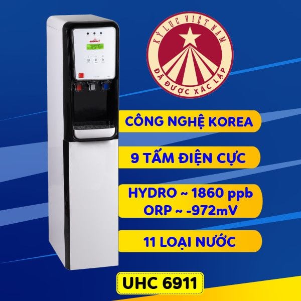 Máy Lọc Nước Ion Kiềm Robot UHC-6911 Nóng Lạnh