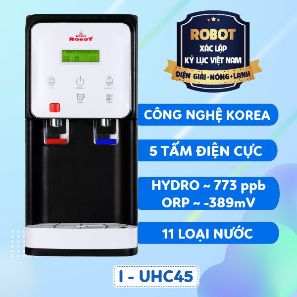 Máy Lọc Nước Ion Kiềm Robot I-UHC45 Nóng Lạnh
