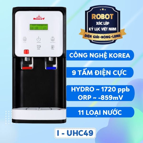 Máy Lọc Nước Ion Kiềm Robot I-UHC49 Nóng Lạnh