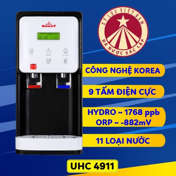 Máy Lọc Nước Ion Kiềm Robot UHC-4911 Nóng Lạnh