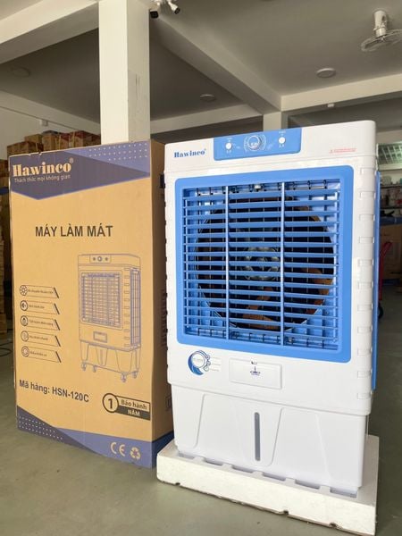 Quạt Hơi Nước Hawin HSN-120C. Làm Mát 80-100m2