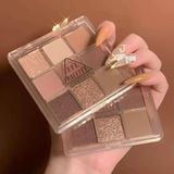  PHẤN MẮT 9 Ô MÀU HỒNG ĐẤT GLAMCOLOUR 