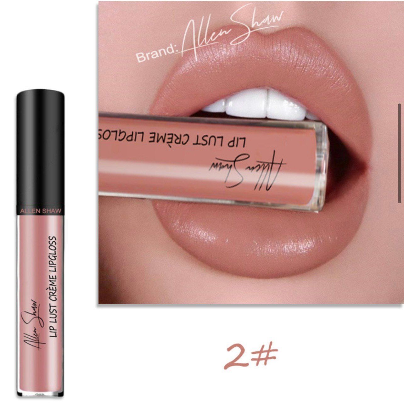  ALLEN SHAW SON KEM LIP LUST CREME LIPGLOSS 