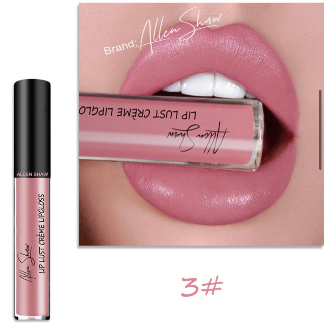  ALLEN SHAW SON KEM LIP LUST CREME LIPGLOSS 