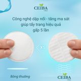  CEIBA BÔNG TẨY TRANG 120 MIẾNG 