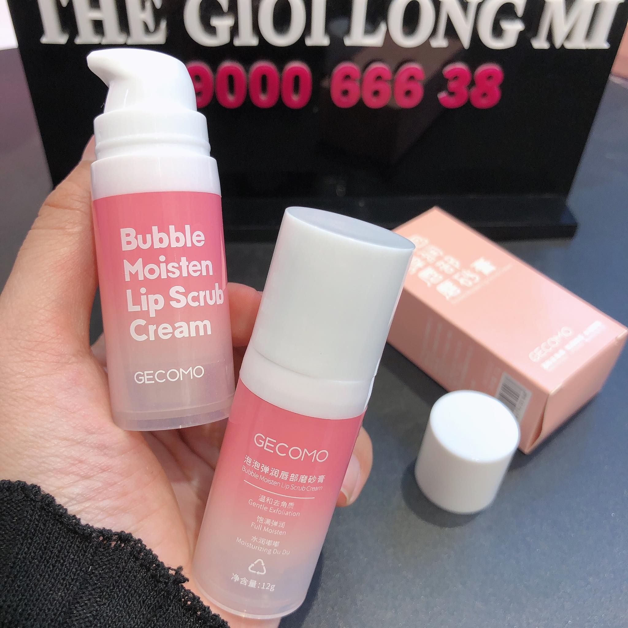  BUBBLE MOISTEN TẨY TẾ BÀO CHẾT MÔI GECOMO 