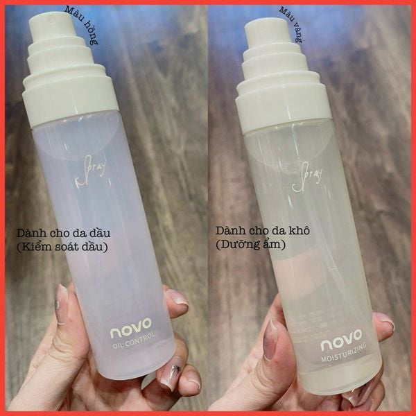  Setting Spray bộ đôi xịt khóa nền trang điểm thương hiệu Novo 
