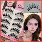  FC028-14 hộp lông mi lông chồn 5 cặp viền gân trong tàng hình thương hiệu Mi Oanh 