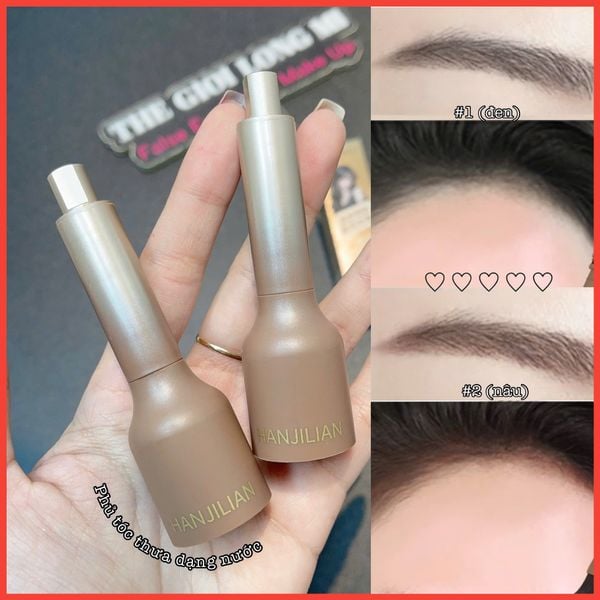  Hanjilian thỏi nhuộm chân mày & phủ tóc thưa 