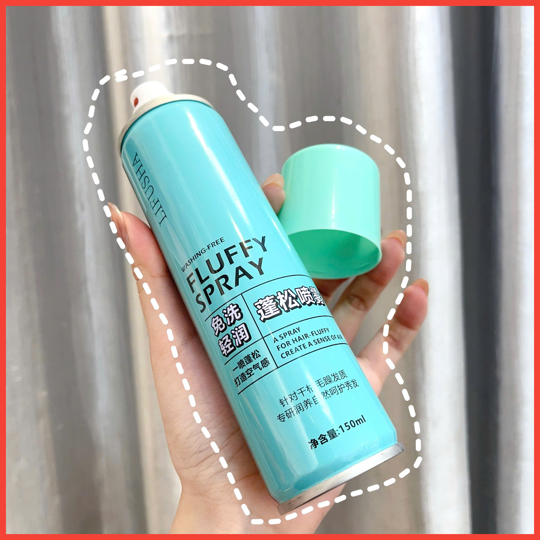 Fluffy Spray chai xịt gội đầu khô làm phồng tóc thương hiệu Lifusha