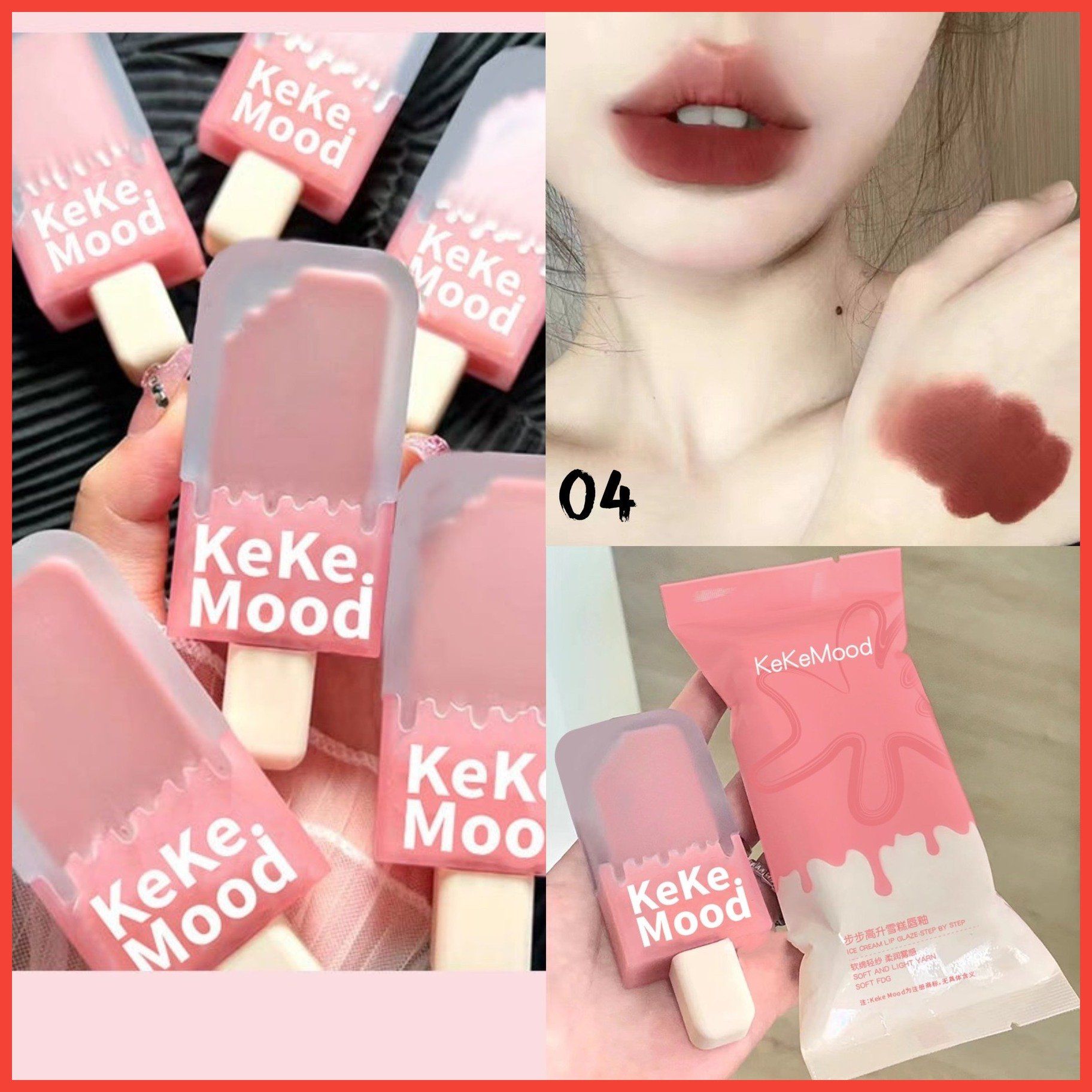  Ice Cream son kem lì thiết kế hình que kem vô cùng độc đáo thương hiệu Keke Mood 