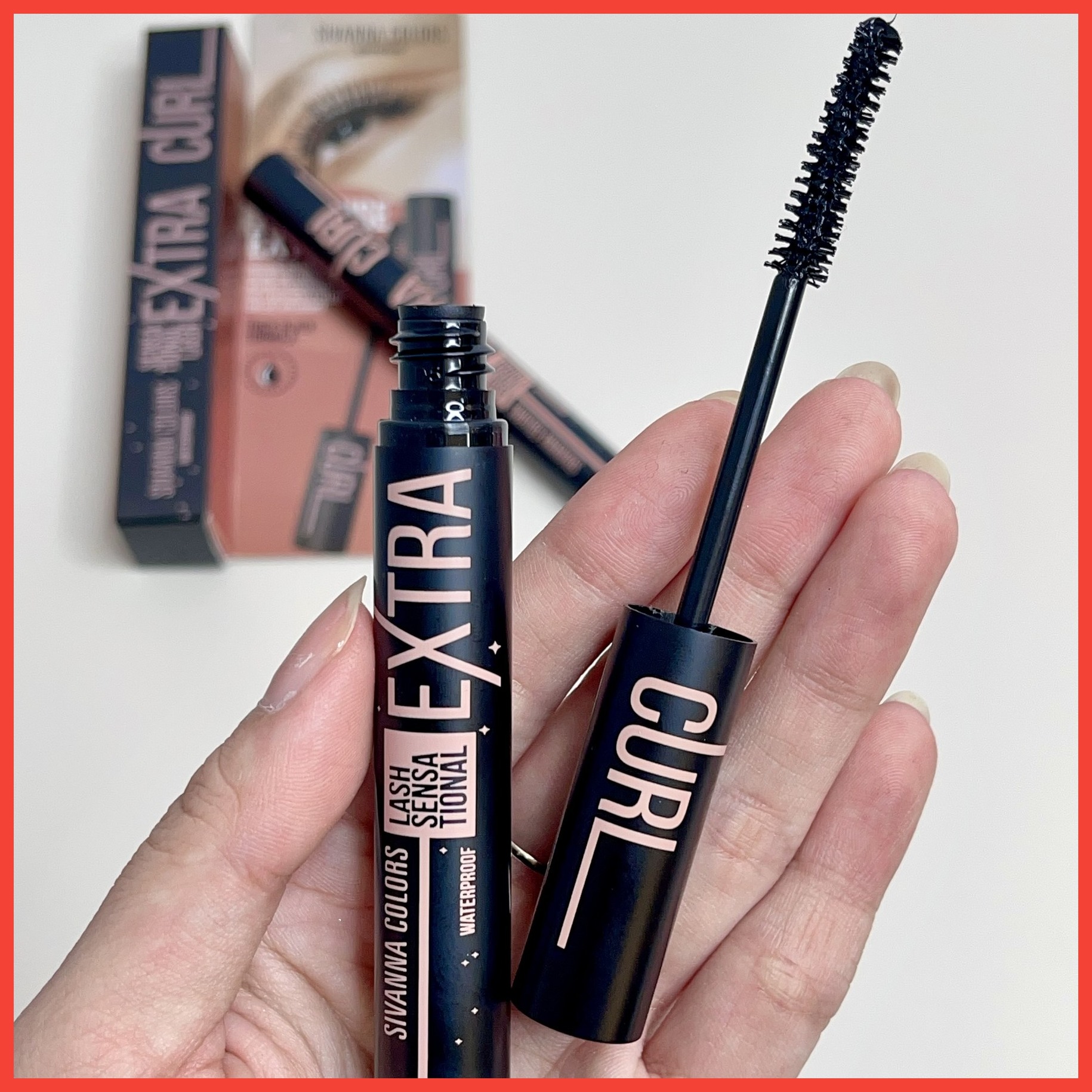 Extra Sensational Curl mascara chuốt cong sợi mi thương hiệu Sivanna Colors