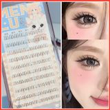  Meng Lu hộp lông mi dưới gân trong cụm 3 sợi tự nối tại nhà (80 miếng) 