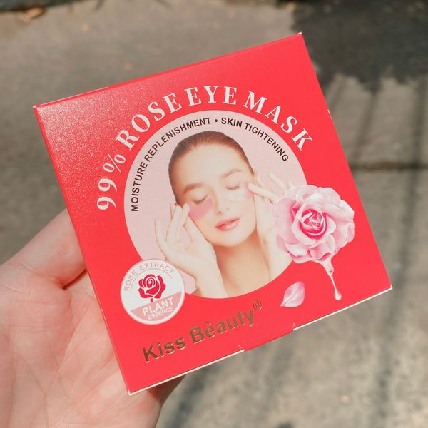  KISS BEAUTY MẶT NẠ MẮT HOA HỒNG 