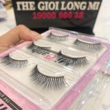  3D-5 hộp lông mi lông chồn kiểu dáng đuôi cá tự nhiên mỏng nhẹ thương hiệu Mi Oanh 