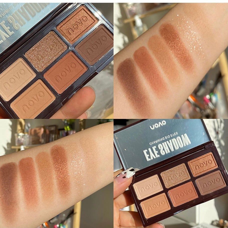  NOVO PHẤN MẮT 6 Ô CHOCOLATE CHARMING 