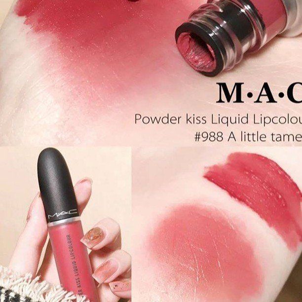  BST SON KEM LÌ M.A.C. POWDER KISS LIQUID LIPCOLOR 