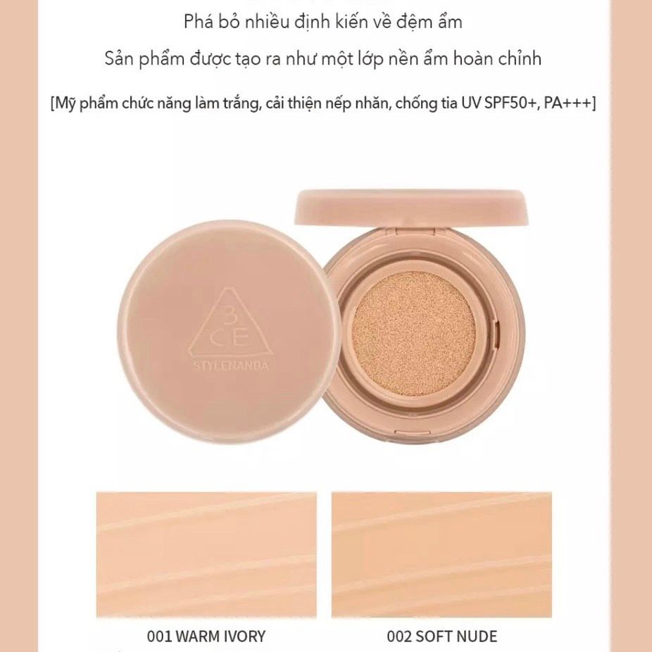  PHẤN NƯỚC 3CE GLOW CUSHION 